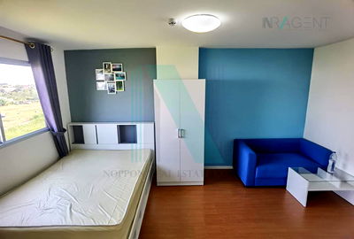 ขายคอนโด : ขายคอนโด ลุมพินี มิกซ์ เทพารักษ์-ศรีนครินทร์ อาคาร B4 ชั้น 7 สตูดิโอ ขนาด 21 ตรม ใกล้ แจส เออเบิร์น ศรีนครินทร์