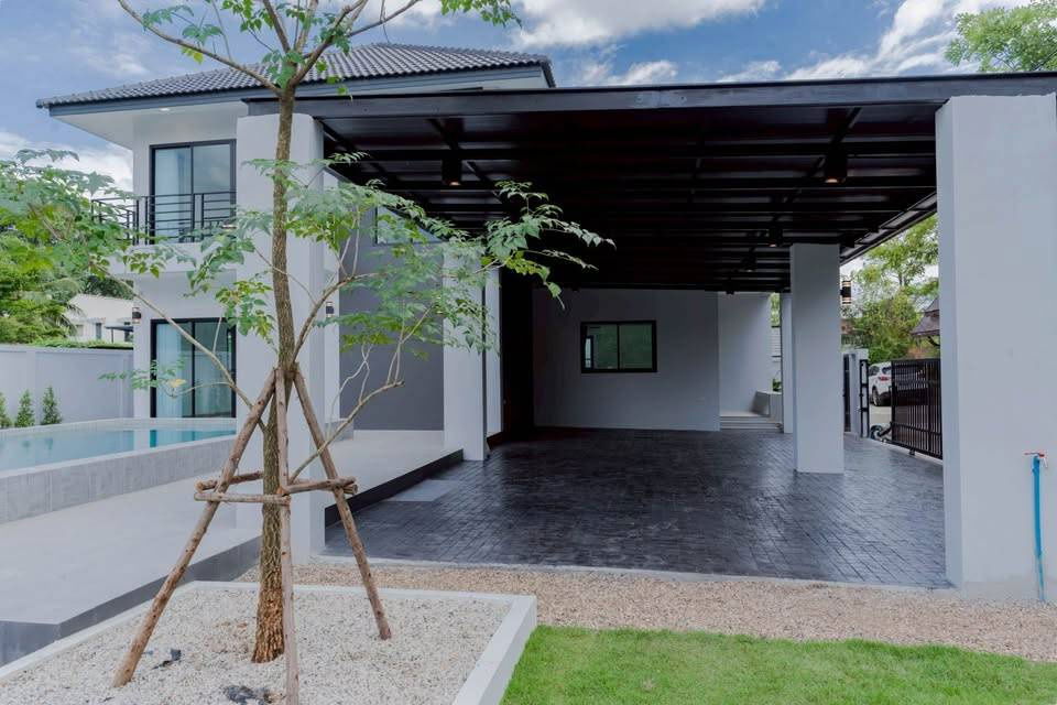 รูป ขายบ้านเดี่ยวพูลวิลล่า 2 ชั้น พร้อมสระว่ายน้ำระบบเกลือ พิกัดสันกลาง-เชียงใหม่ ไม่มีค่าส่วนกลาง T.0946511456 - รูปที่ 5/15