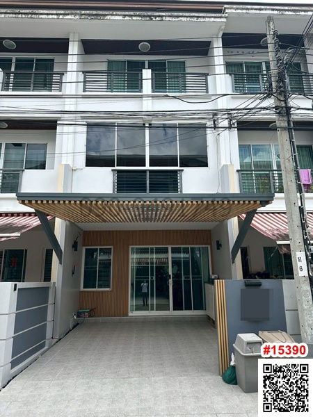 picture Townhouse for rent, 3 floors, Baan Klang Muang, Sathorn - Taksin 2, fully furnished, ready to move in, built-in throughout, near BTS Wutthakat - 1/18