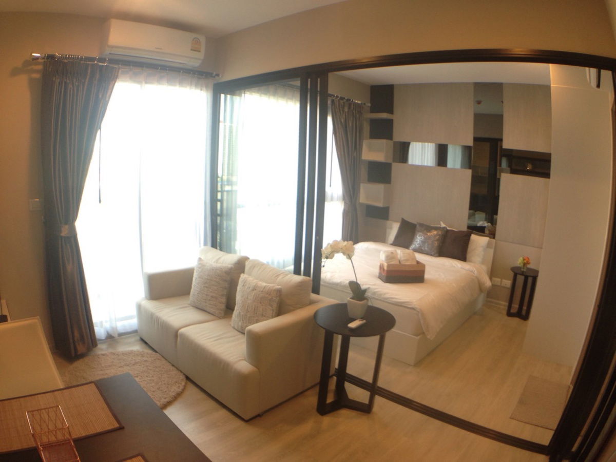 picture For Rent  ✨ "𝐋𝐞𝐭𝐭𝐞 𝐌𝐢𝐝𝐬𝐭 𝐑𝐚𝐦𝐚 𝟗" 1 Bedroom 1 Bathroom Size 30 Sq.m. Near : MRT-Rama 9 - 1/8