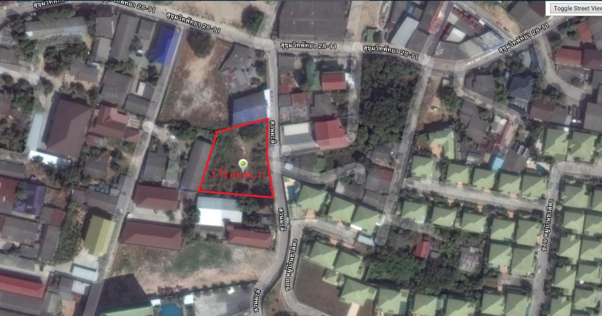 picture Land for SALE in Pattaya, 1 Rai on beach side near Bangkok Pattaya Hospital - 1/8