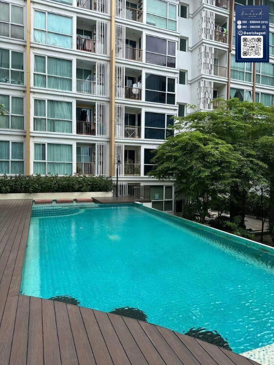 รูป 💙ให้เช่า The Series Udomsuk ห้องใหญ่ วิวสระ BTS อุดมสุข💙 โทร.  092-8366444 ดาว // Line id : @enrichagent - รูปที่ 8/9