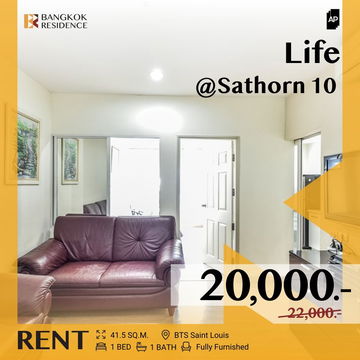  Life@Sathorn 10 🔥 ยูนิตราคาคุ้ม วิวโปร่ง 🏙️ ใกล้ BTS เซนต์หลุยส์ 