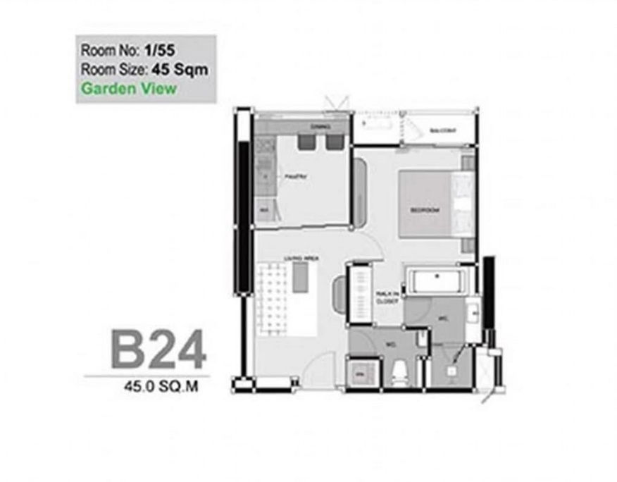 รูป ✨ ติด BTSพระโขนง คอนโด Rhythm สุขุมวิท 44/1 ขนาด 45 ตรม 1 นอน ชั้น 7 เพียง 25000 บาท 🏡💖 - รูปที่ 5/14