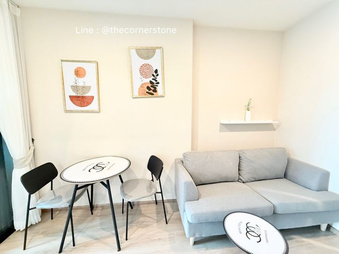 For Rent "𝐍𝐮𝐞 𝐃𝐢𝐬𝐭𝐫𝐢𝐜𝐭 𝐑𝟗 " Size 30 Sqm. Floor 27 Near : MRT- Rama 9 