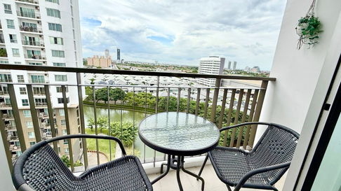 For rent 1 bedroom 12,000 Baht/mth, The Parkland Srinakarin Lakeside, close to MRT Si Lasalle