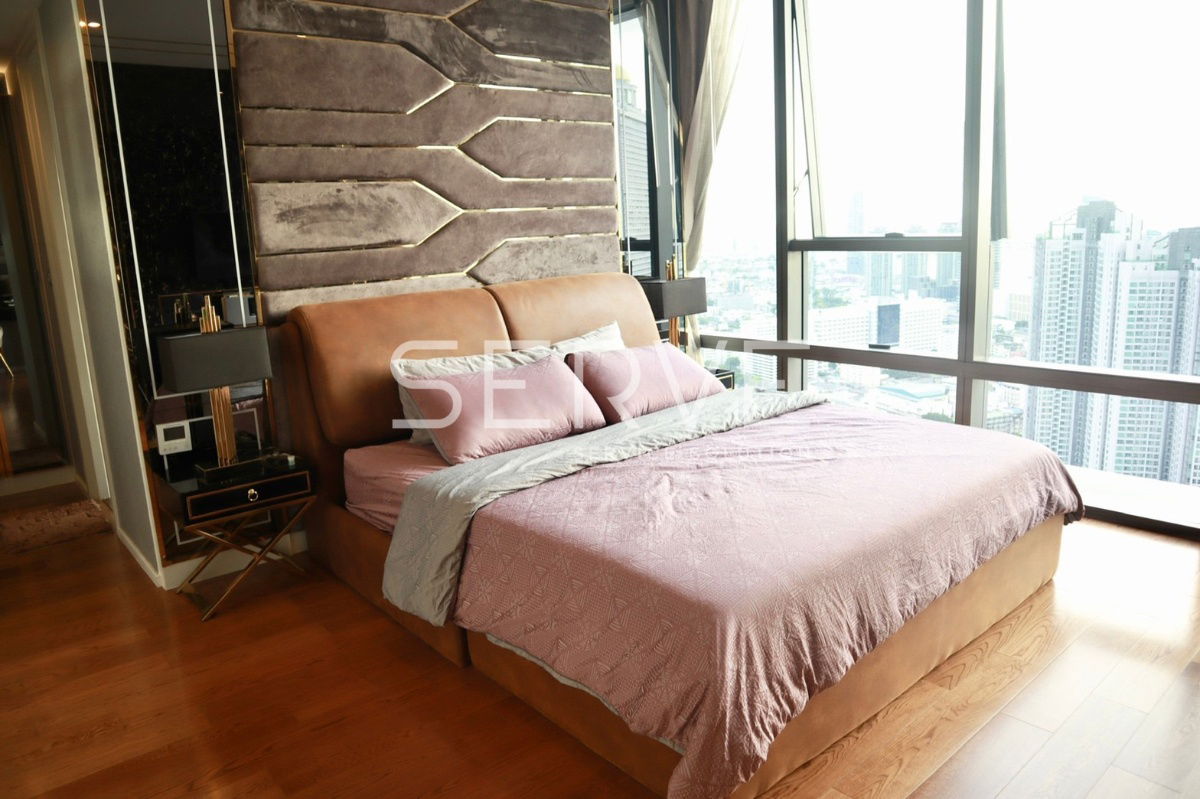 picture Duplex Luxury Style 1 Bed 2 Baths 120.52 sq.m. High Fl. 40+ Good Location Next to BTS Surasak 50 m. at The Bangkok Sathorn Condo / For Sale - 5/11