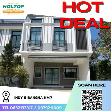 #R6409 🎉 160968 House for rent  Indy 5 Bangna KM.7