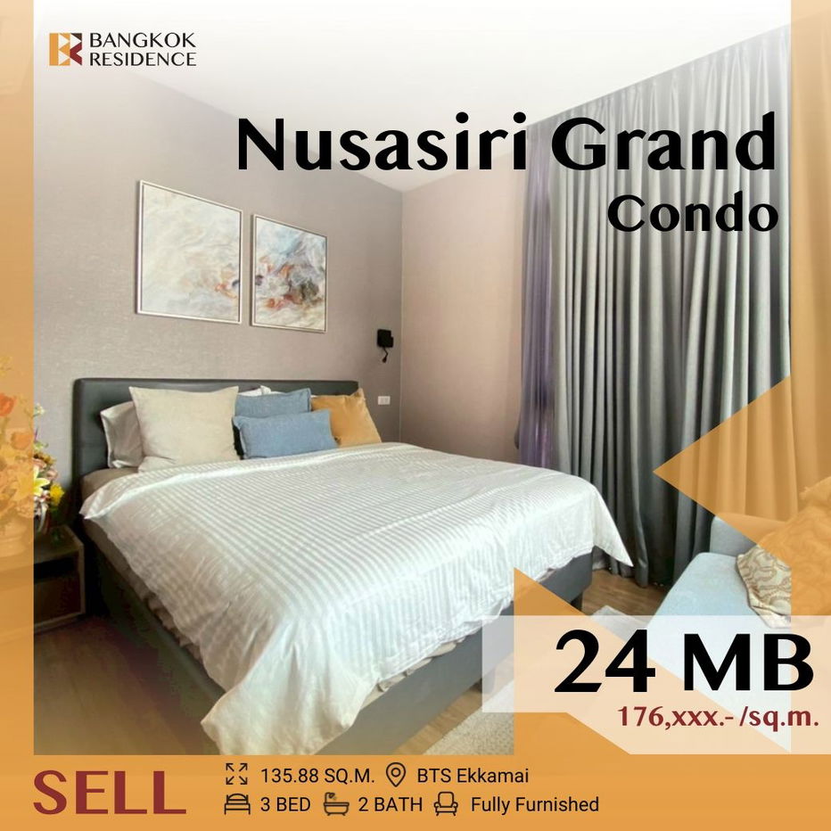picture 💖Spacious Unit,Ultimate Luxury Nusasiri Grand Condo near BTS Ekkamai - 1/19