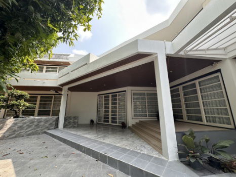 picture For rent, single house, corner house, 4 bedrooms, Sukhumvit 71, Soi Pridi Banomyong 14, near BTS Phra Khanong, 340 sq m, 2 floors - 2/11