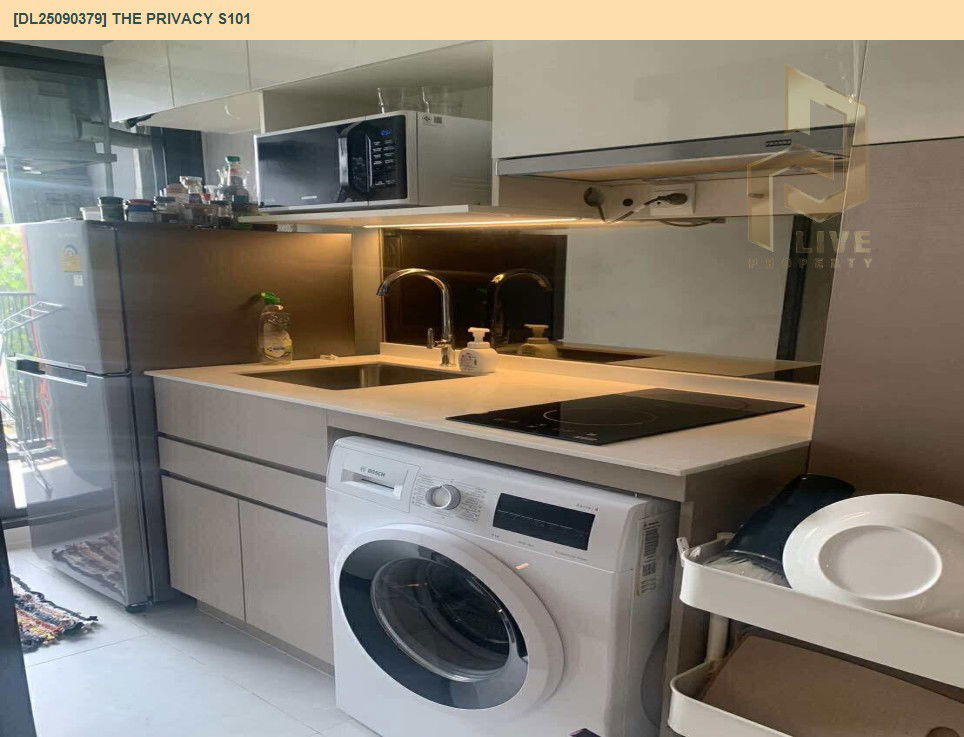 picture DL25090379 Condo for rent, THE PRIVACY S101 near BTS Punnawithi, ready to move in, call urgently 0800343450 LineID @655ebbvc - 11/11