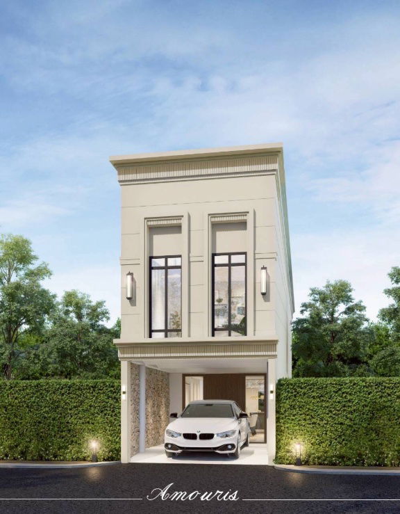 picture Sale! Amouris 2‑Storey Townhouse – Fully Renovated in  Modern French Classic Style  Located  in the heart of the city   Ekkamai & Thonglor - 6/6