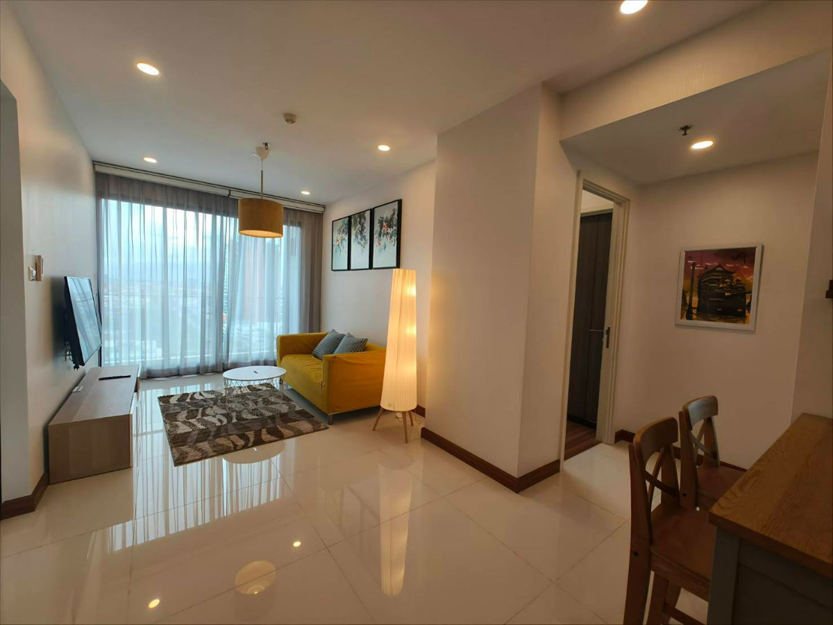 picture Ready to move in!! 2 beds for rent Supalai Premier Charoen Nakhon ( 35,000 baht) - 3/15