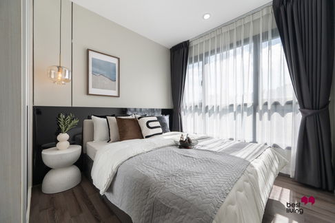 🏙️ ขายคอนโด The Base Park West สุขุมวิท 77 ห้องมุม เฟอร์ครบ พร้อมอยู่