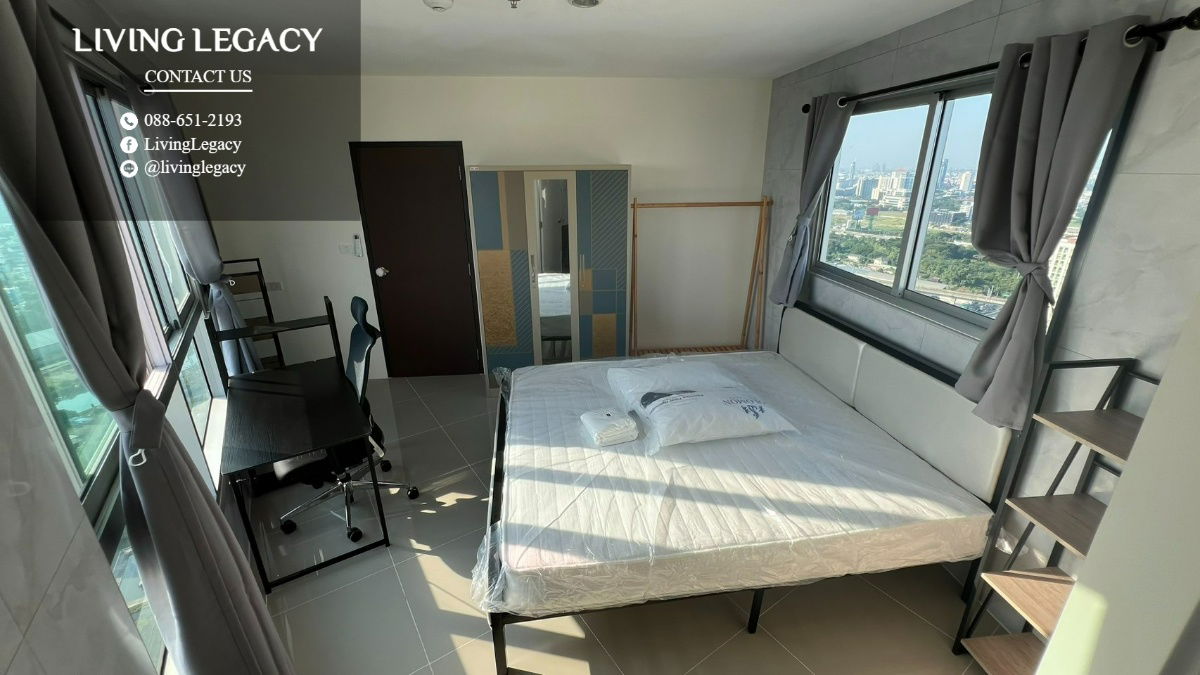 picture LWR6BEWR Condo For Rent Asakan Place Srinakarindra 43.7 Sq.M. Floor 36 line id : @livinglegacy - 17/19