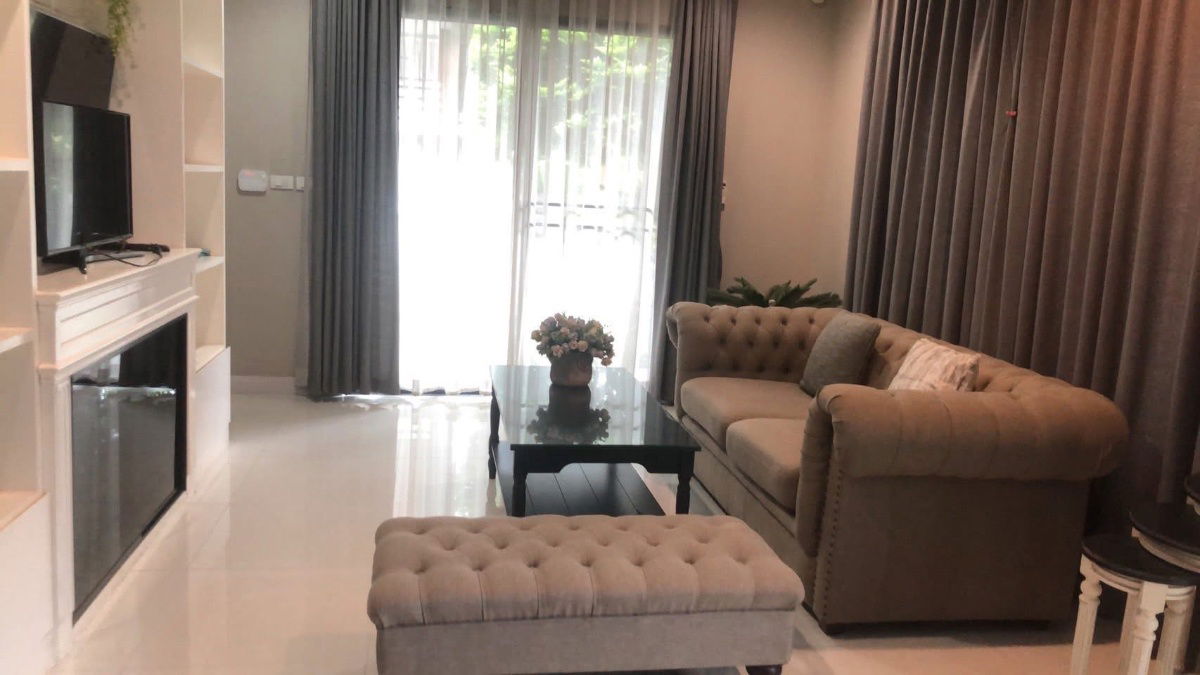 picture Single house for urgent sale 🔥 Burasiri Wongwaen-On Nut 🔥 3 bedrooms, 3 bathrooms, fully furnished and equipped with appliances. - 7/9