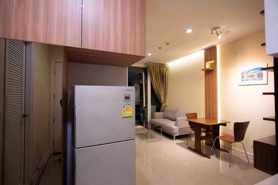picture 🥳[Rent-RAR2509-2197] TC Green Rama 9. C building, Fl.16th*Unblocked view! *Washing machine *Near MRT Rama 9💚Line id: @thefirstagent - 5/5