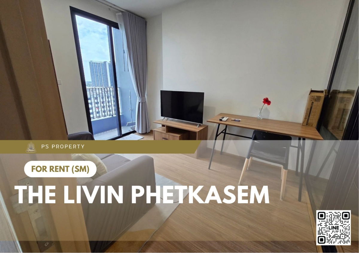 picture For rent 📍 The LIVIN Phetkasem 📍 Fully furnished and equipped, near MRT Phasi Charoen - 1/10