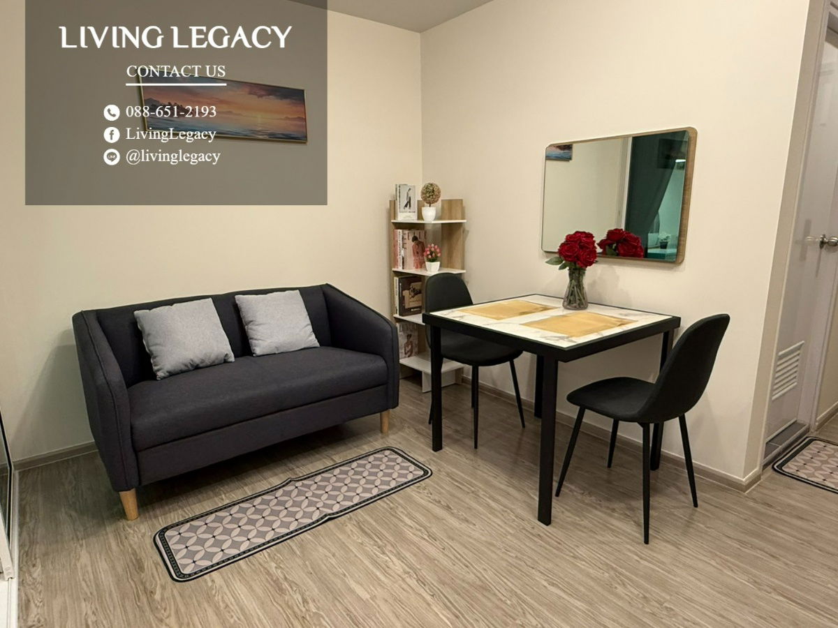 รูป T2O5Q0 ให้เช่าคอนโด Regent Home Bangna 28 ตร.ม. ชั้น 27 ตึก B line id : @livinglegacy - รูปที่ 3/7