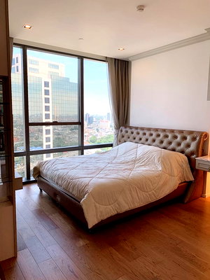 เช่าคอนโด รร.นานาชาติโชรส์เบอรี่  : ST235 ให้เช่า คอนโด The Bangkok Sathorn | ห้องใหม่ แต่งสวย Built-in ชั้นสูง วิวเมืองสาทร