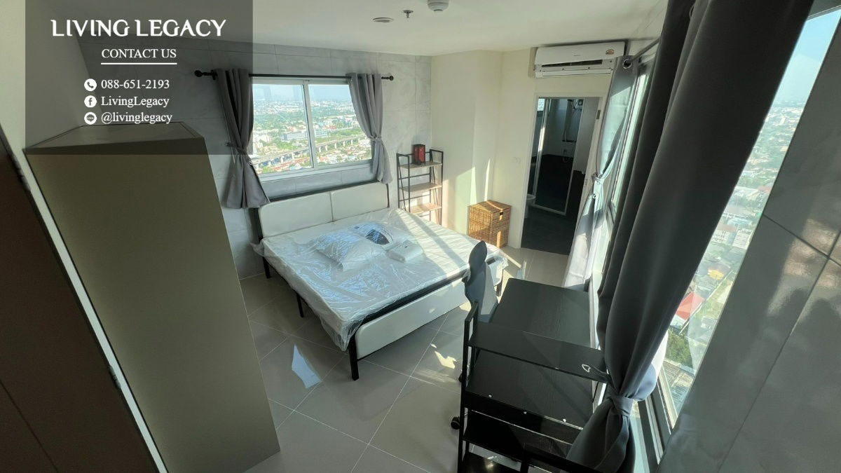 picture LWR6BEWR Condo For Rent Asakan Place Srinakarindra 43.7 Sq.M. Floor 36 line id : @livinglegacy - 4/19