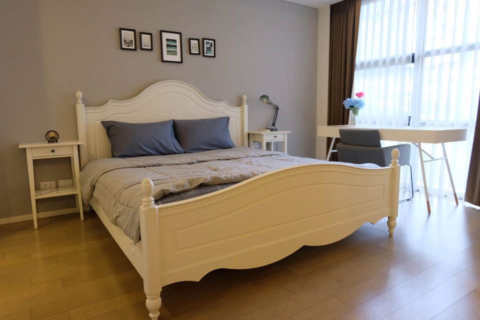 picture TA8091📲LineID @556ryccg🌃1 Bedroom 54.5 sqm Floor3 TowerA Fully furnished MODE Sukhumvit61 near BTS Ekkamai 350m. - 4/9