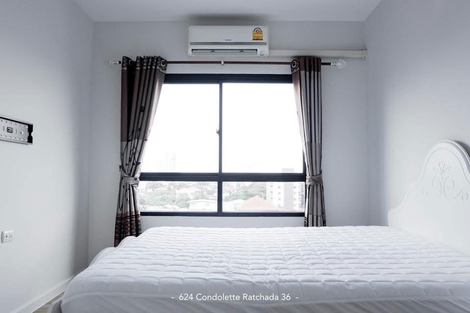 picture Y048📍Condo for rent 624 Condolette Ratchada 36, fully furnished, good location (ready to move in 1 October 2025)📍 - 1/11