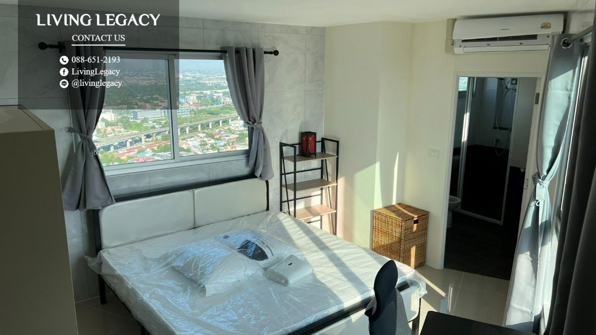 picture LWR6BEWR Condo For Rent Asakan Place Srinakarindra 43.7 Sq.M. Floor 36 line id : @livinglegacy - 3/19