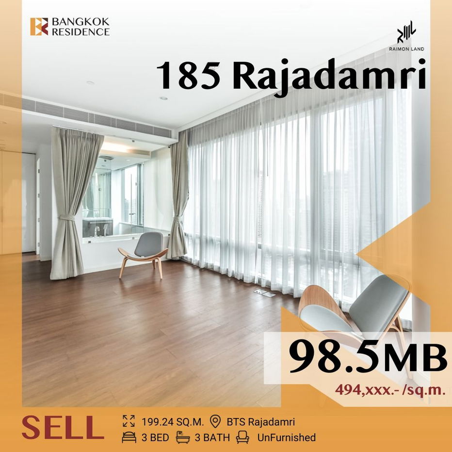 picture 💎 Ultimate Luxury Unit 💎, 185 Rajadamri - Lumphini Park View, Near BTS Ratchadamri - 1/24