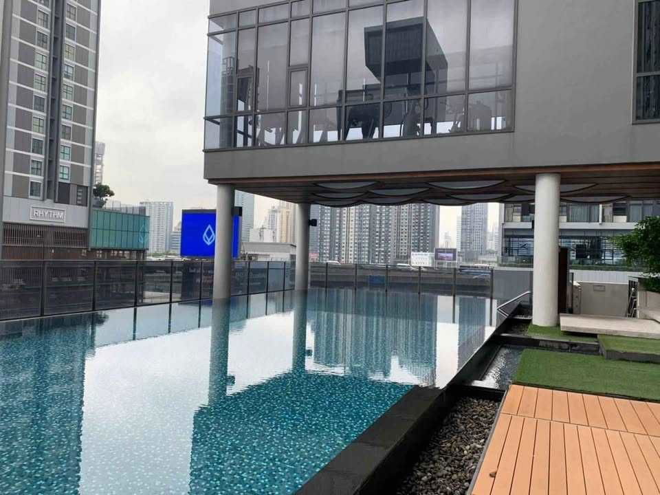 รูป CD134 ให้เช่า Rhythm Asoke 1 | 2 ห้องนอน ห้องมุม วิวสระว่ายน้ำ | แต่งครบ พร้อมเข้าอยู่ - รูปที่ 18/18