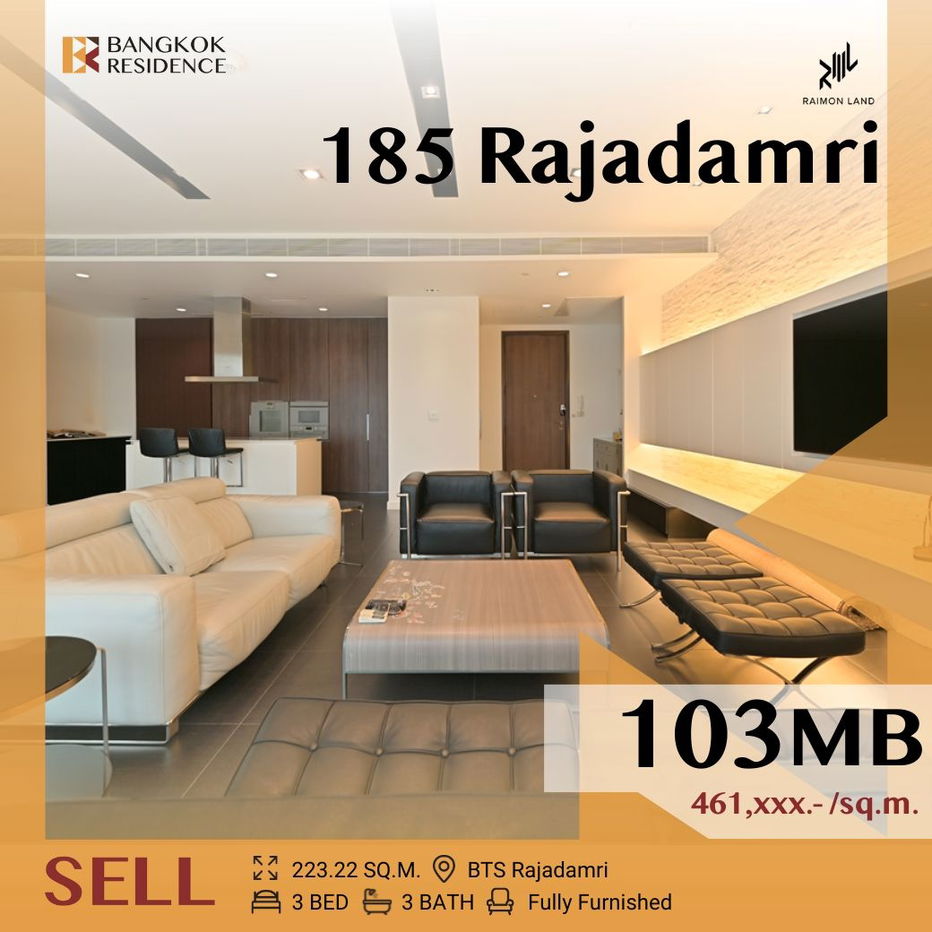picture Rare Luxury Unit🔥 185 Rajadamri , Stunning Sport Club View ⛳ Near BTS Ratchadamri  - 1/26