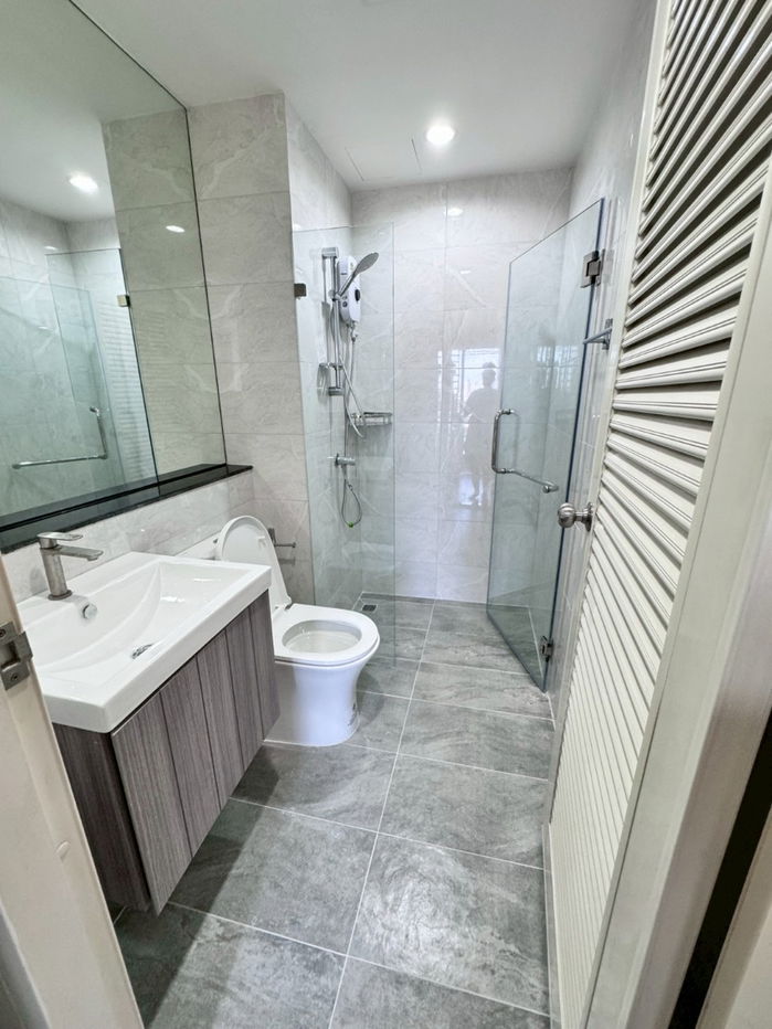 รูป ให้เช่า คอนโดรีโนเวทใหม่ เดอะทรี บางโพ สเตชั่น 2-bed 58 ตรม ชั้น12A (มีเครื่องซักผ้า) 🆔 line: ey_annie - รูปที่ 20/23