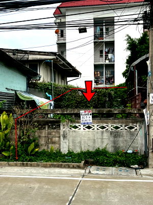 ที่ดิน ศูนย์ฝึกอบรม tot : ขายที่ดิน 32.5 ตรว. ซอยงามวงศ์วาน 25 ติดถนน ทำเลดี ขายถูก
