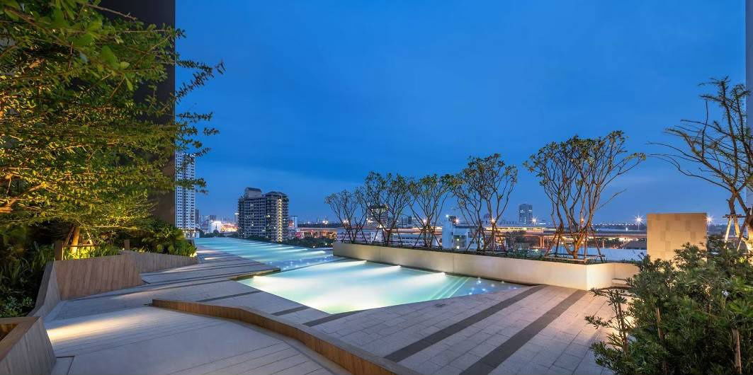 picture MRT Phra Nang Klao Bridge 400 m. Price  10,000 Baht Condo The Politan Rive ( Rental ) - 17/19