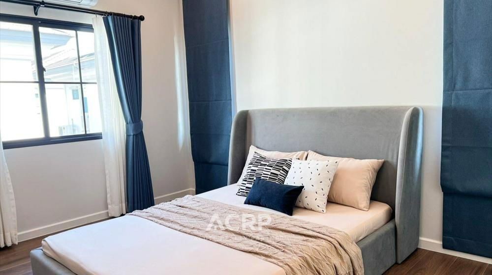 picture Two-story corner house for rent in Setthasiri Village, Seri Thai. Good location. Fully furnished. - 5/9