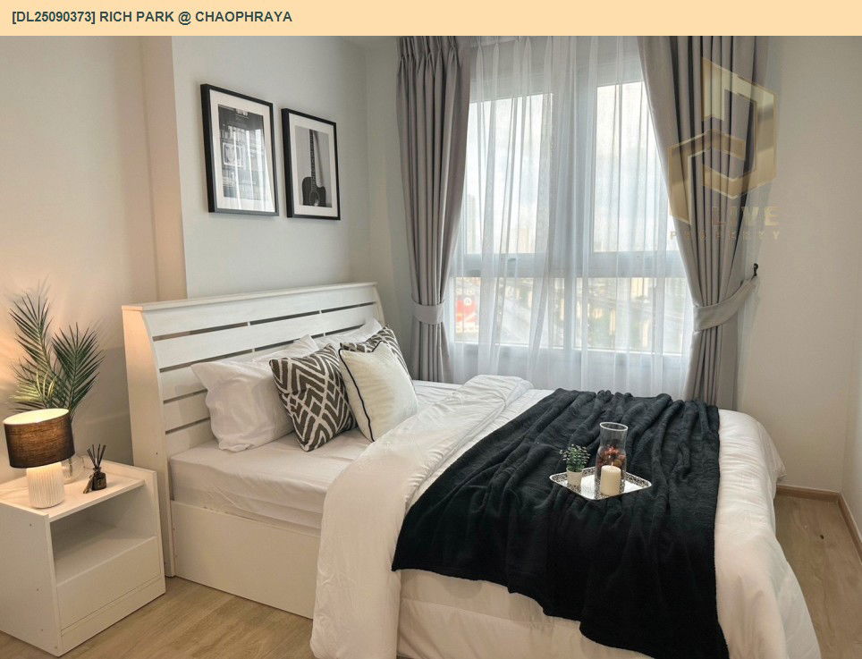 picture DL25090373 Condo for rent, Rich Park @ Chaophraya near MRT ไทรม้า, ready to move in, call urgently 0653619502 LineID @534wlwof - 2/7
