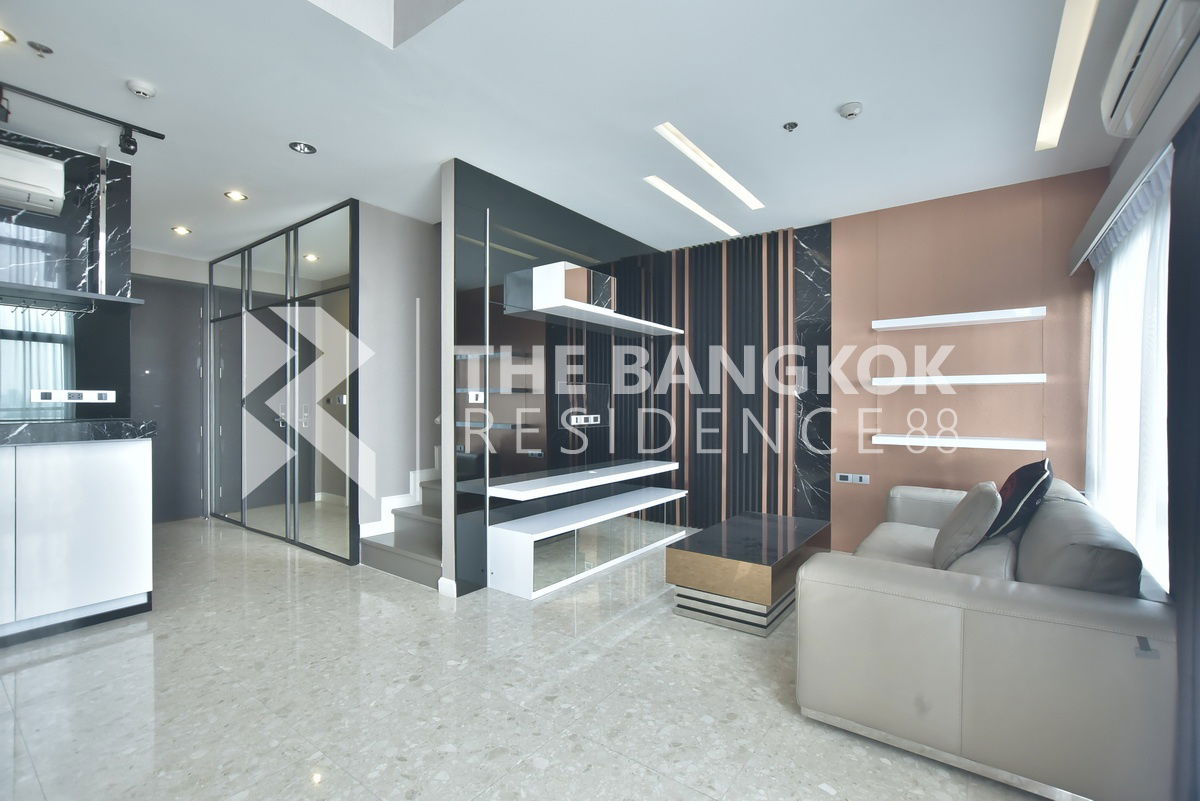 รูป  The Crest Sukhumvit 34  💫 ห้อง duplex , 2 ห้องนอน  ราคาถูกกว่าในตลาด 🔥 ใกล้ BTS ทองหล่อ  - รูปที่ 2/13