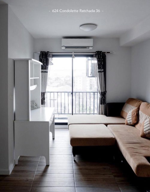 picture Y048📍Condo for rent 624 Condolette Ratchada 36, fully furnished, good location (ready to move in 1 October 2025)📍 - 4/11