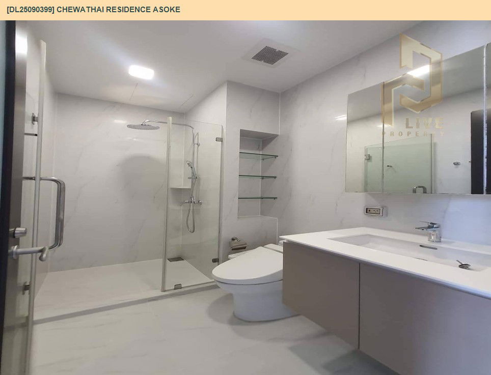 รูป DL25090399 ให้เช่าคอนโด ชีวาทัย เรสซิเดนซ์ อโศก (Chewathai Residence Asoke ) ใกล้ MRT พระราม 9 พร้อมเข้าอยู่ โทรด่วน 0638692663 LineID @534wlwof - รูปที่ 18/18