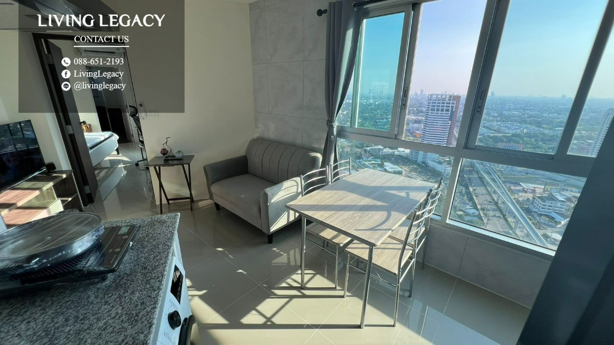 picture LWR6BEWR Condo For Rent Asakan Place Srinakarindra 43.7 Sq.M. Floor 36 line id : @livinglegacy - 5/19