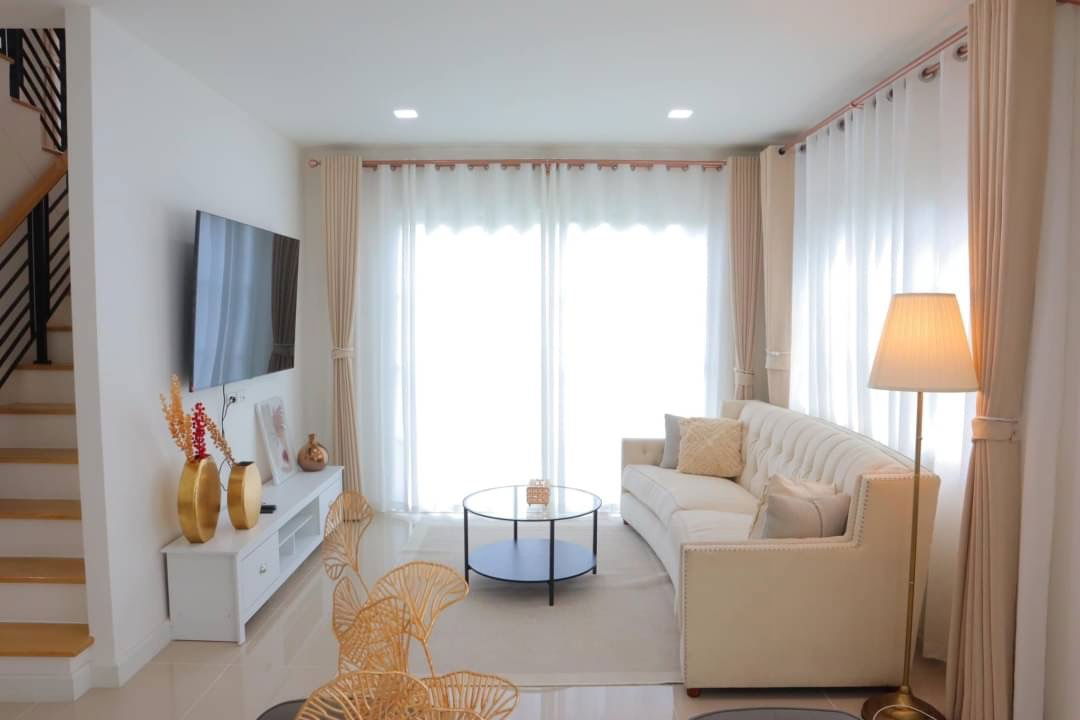 picture 🏡#PN2402_058🏡𝗙𝗼𝗿 𝗥𝗲𝗻𝘁 7️⃣7️⃣k.𝗙𝗼𝗿 𝗥𝗲𝗻𝘁 7️⃣7️⃣k.🔥✨Brand new detached house, Grandio Bangna Km.5 project, ready to move in 19 Sep. 2025 - 2/19