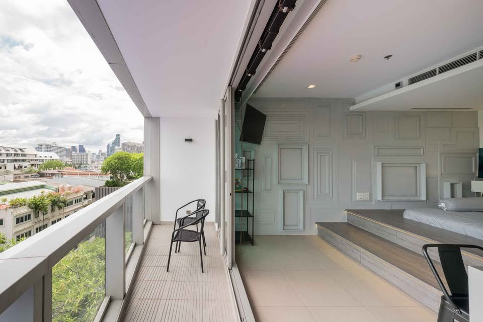 picture TA8089✨LineID @556ryccg🌅45 sqm 1 Bedroom Floor7 Fully furnished The River Charoen Nakhon view Chao Phraya River & ICON SIAM - 5/15