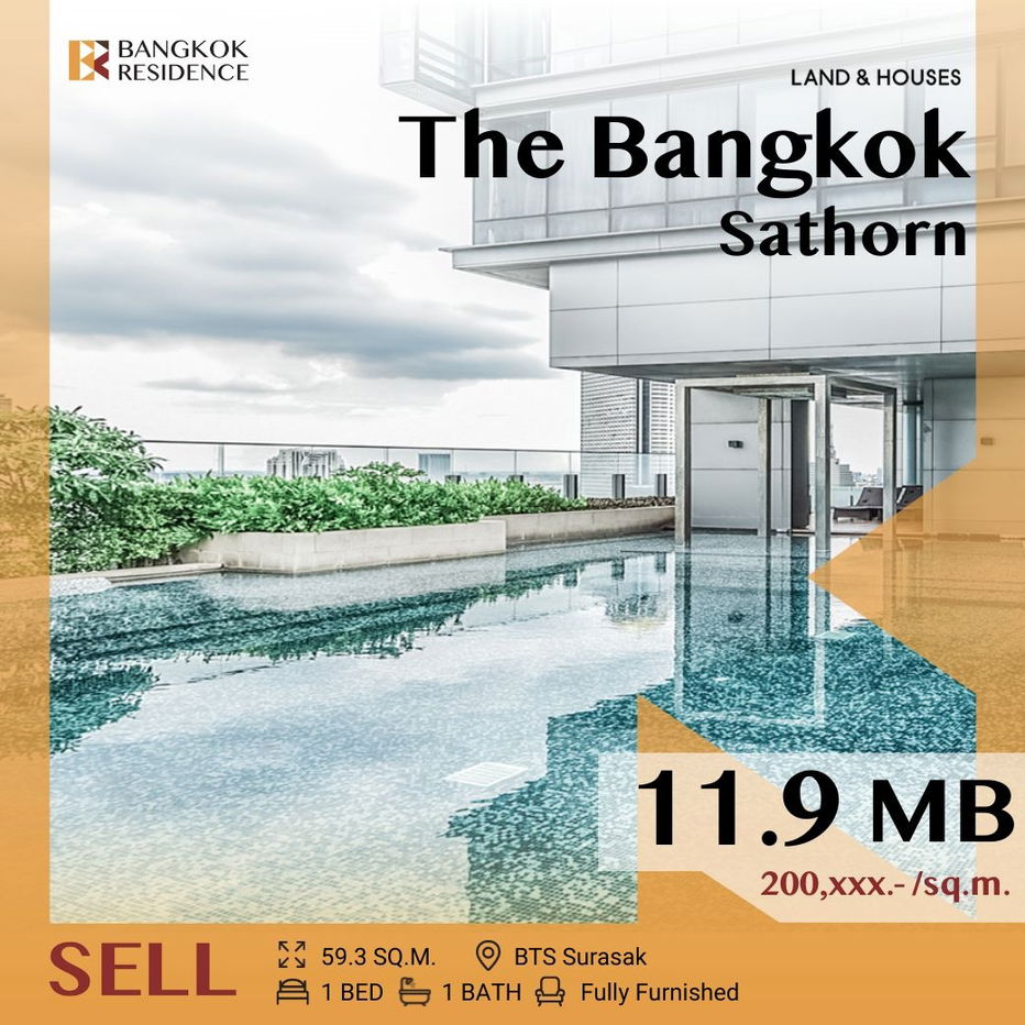 รูป 🎉Stylish Functional Unit,The Bangkok Sathorn near BTS Surasak - รูปที่ 1/7