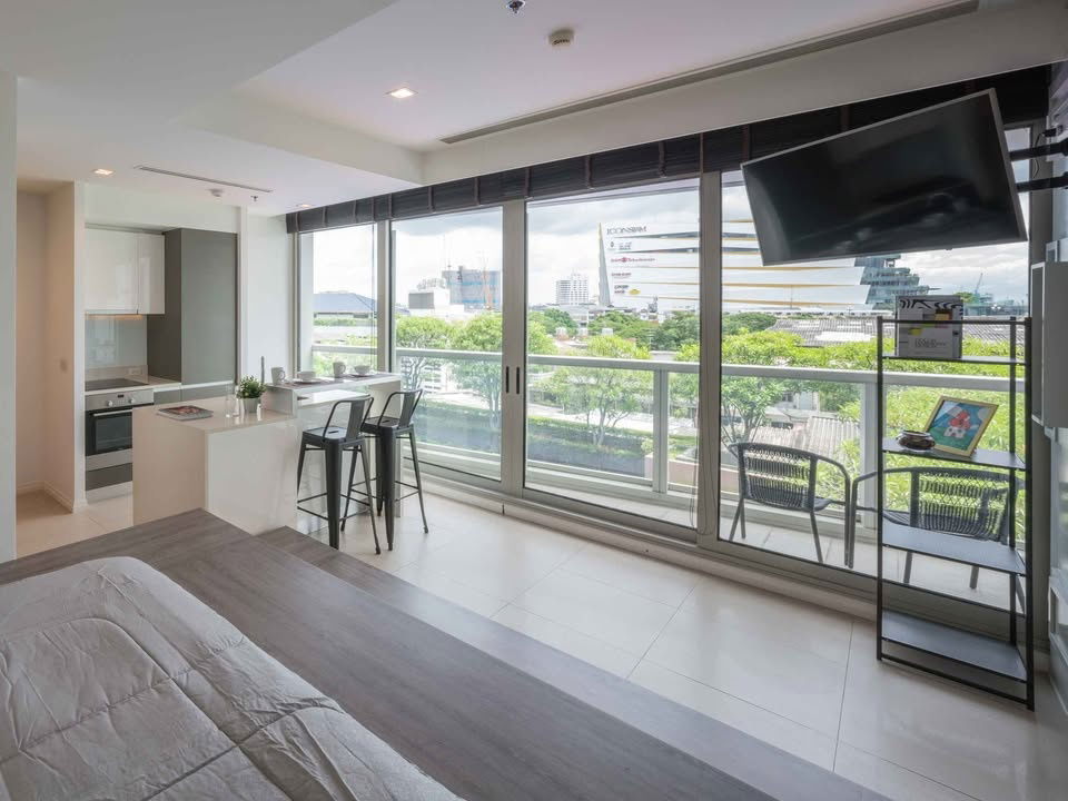 picture TA8089✨LineID @556ryccg🌅45 sqm 1 Bedroom Floor7 Fully furnished The River Charoen Nakhon view Chao Phraya River & ICON SIAM - 8/15