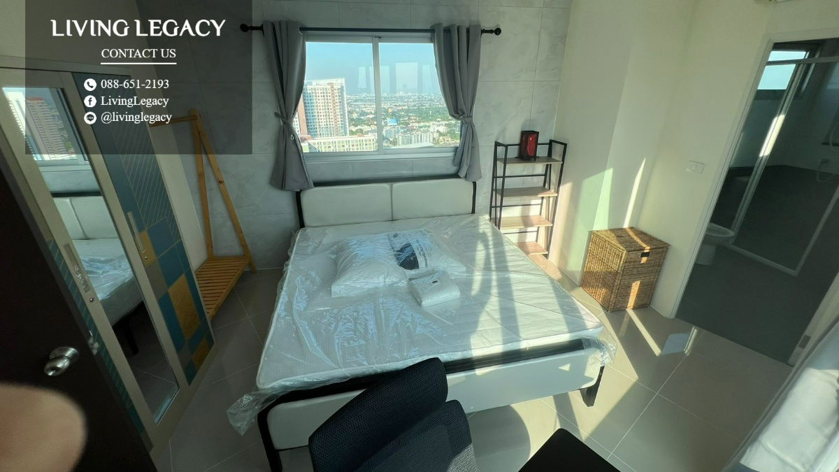 picture LWR6BEWR Condo For Rent Asakan Place Srinakarindra 43.7 Sq.M. Floor 36 line id : @livinglegacy - 10/19