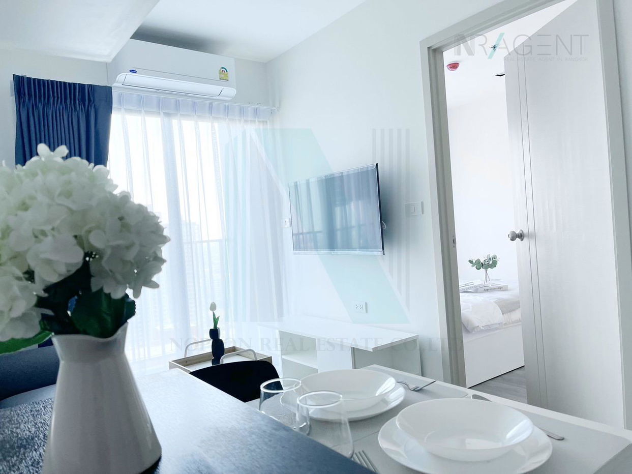 picture 🎉 For Rent Condo RICH PARK @ TRIPLE STATION Building 1, Floor 33,1 bed room, Room size 30.00 sqm - 3/8
