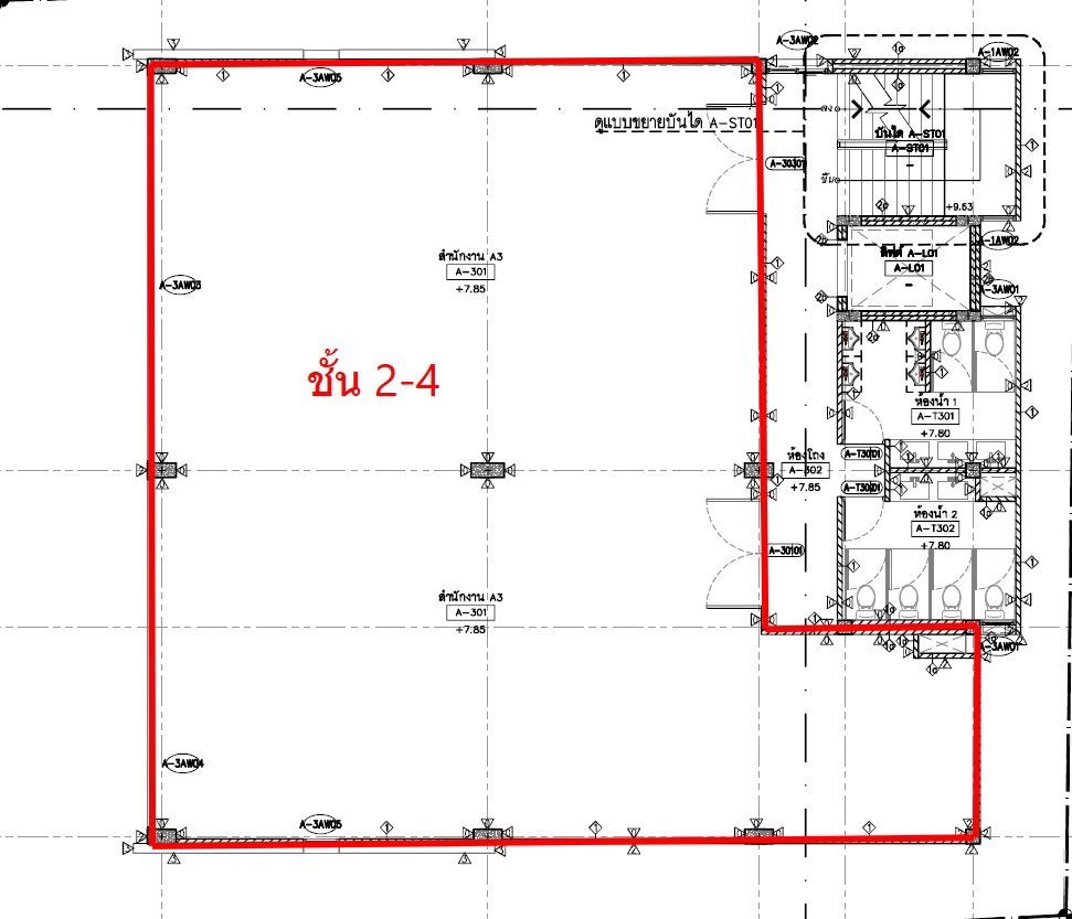 รูป FOR RENT MODERN OFFICE สำนักงาน 3 ชั้น บนถนนพัฒนาการ มีลิฟ ใกล้ทองหล่อ 10 นาที - รูปที่ 5/15