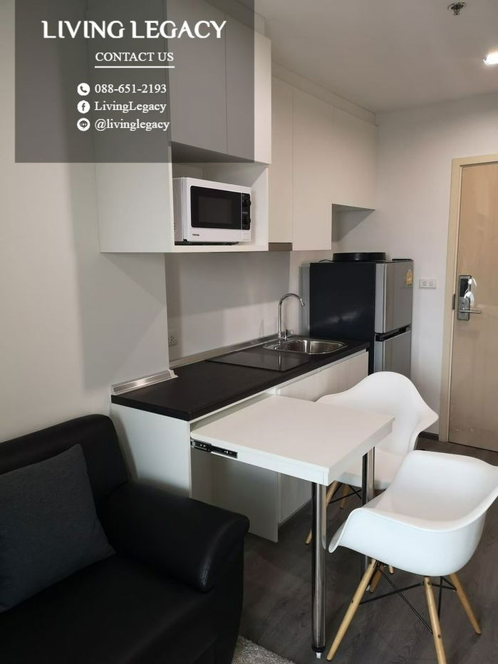 picture LWT586O3 Condo For Rent Rich Park @ Triple Station 29 Sq.M. Floor 10 line id : @livinglegacy - 9/10