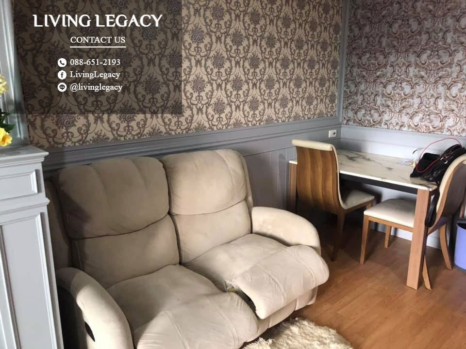 รูป LV69U8AE ให้เช่าคอนโด Lumpini Place Srinakarin - Huamark Station 34 ตร.ม. ชั้น 12 ตึก B line id : @livinglegacy - รูปที่ 10/11