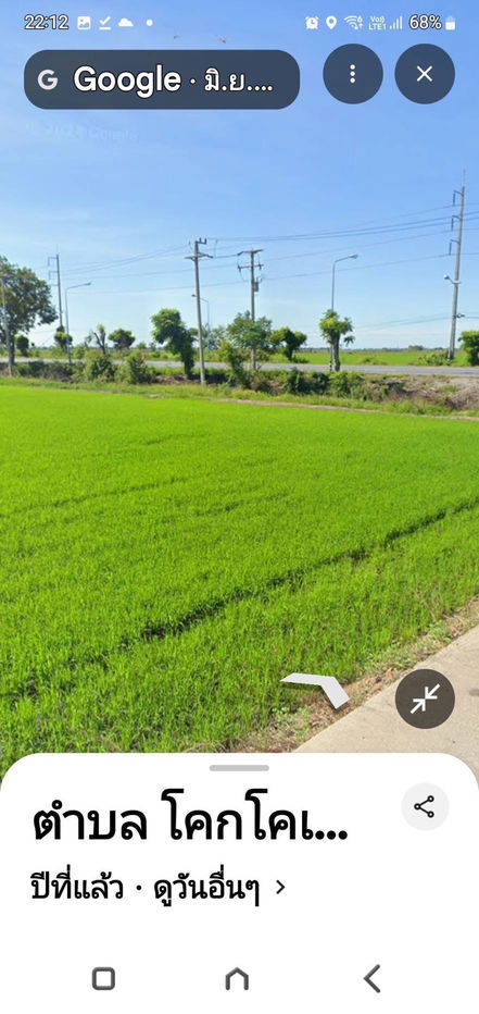 รูป ให้เช่าที่ดินระยะยาว 6 ไร่ 2 งาน 37 ตรว. อยู่ปากทางเข้าหมู่บ้าน คนดีศรีสุพรรณ - รูปที่ 1/8